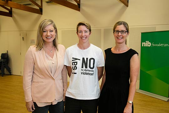 Amy Tribe, Melissa Histon and Carly Reasbeck