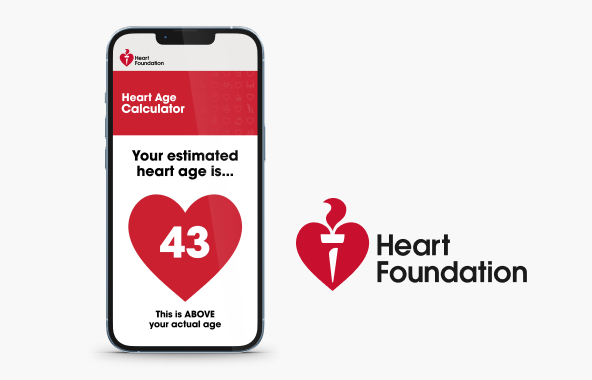 Heart age calculator logo