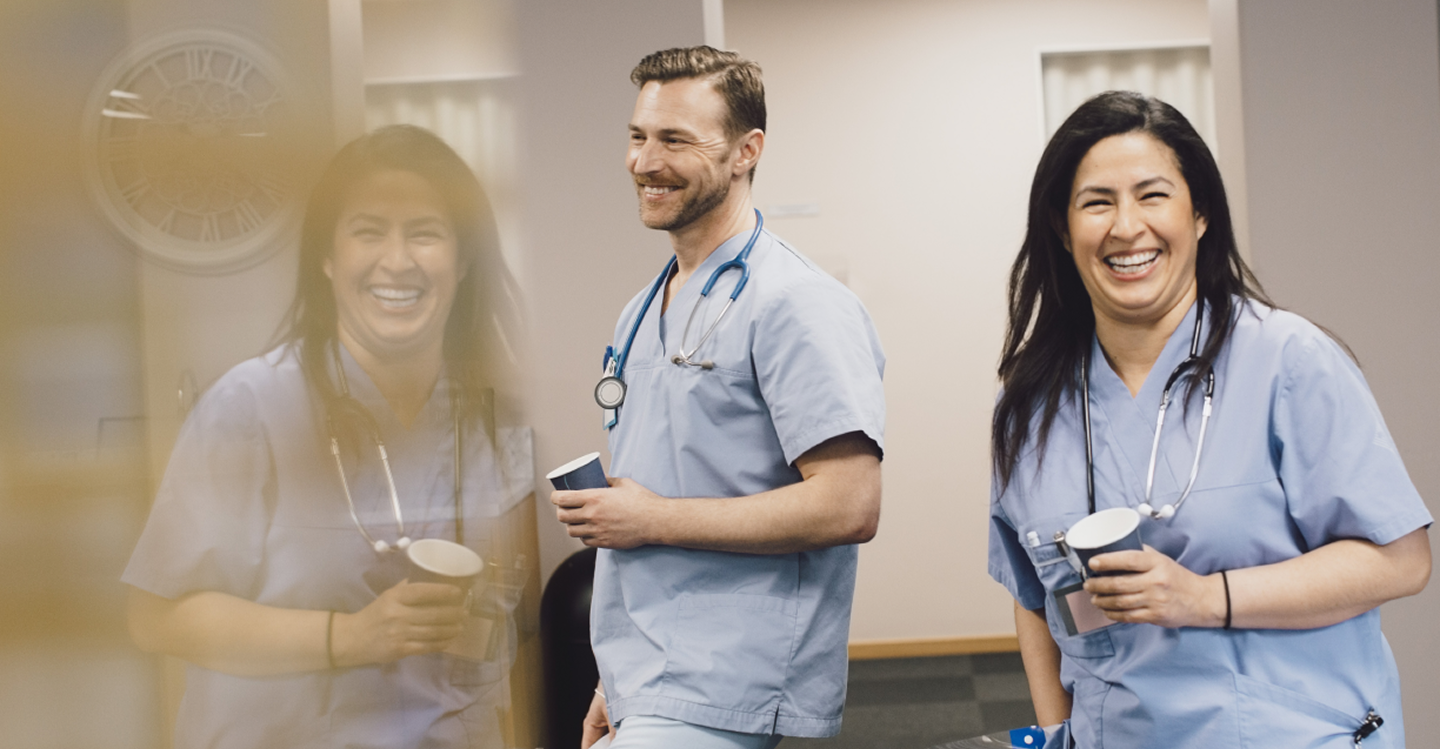 Medical professionals at work
