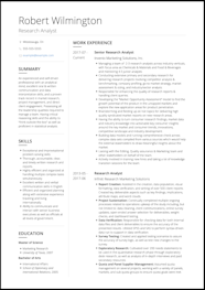 Two Column Resume Template Free Download