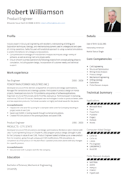 Tabular Format Resume For Germany Wallpaper