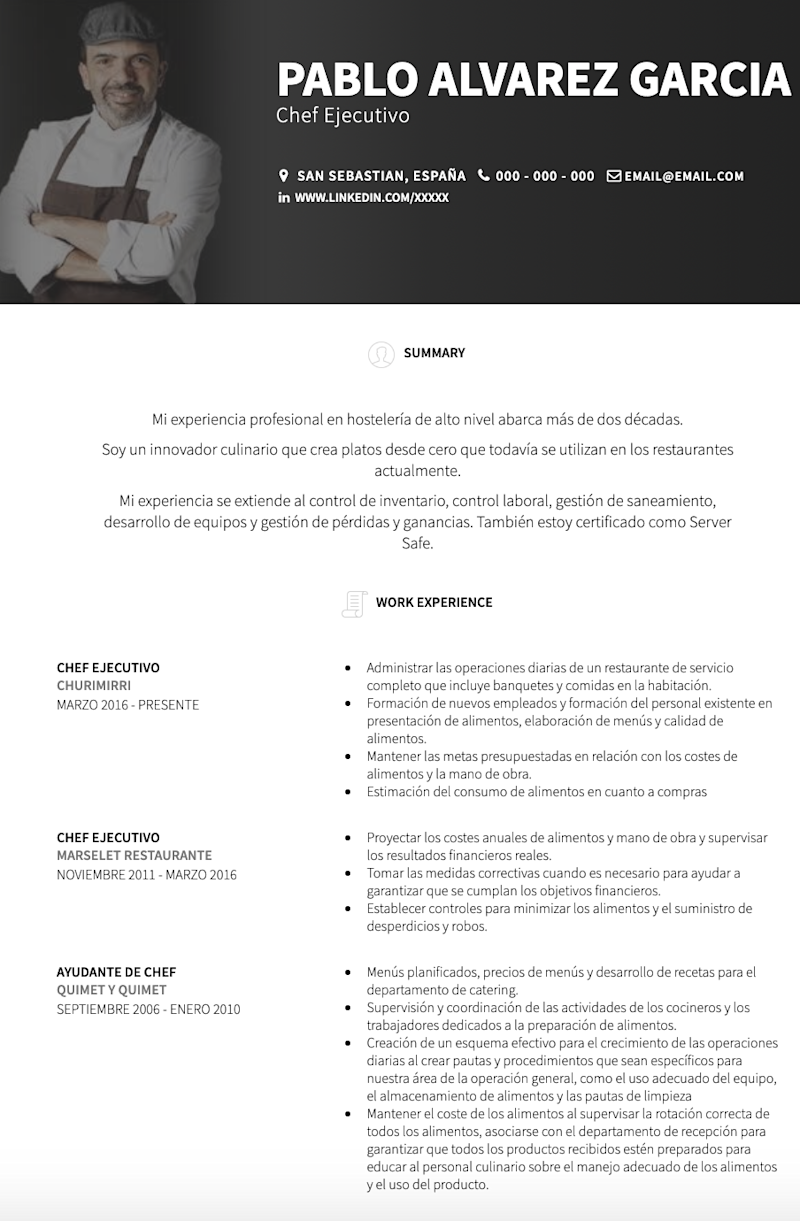 How to write a cv - youtube picture