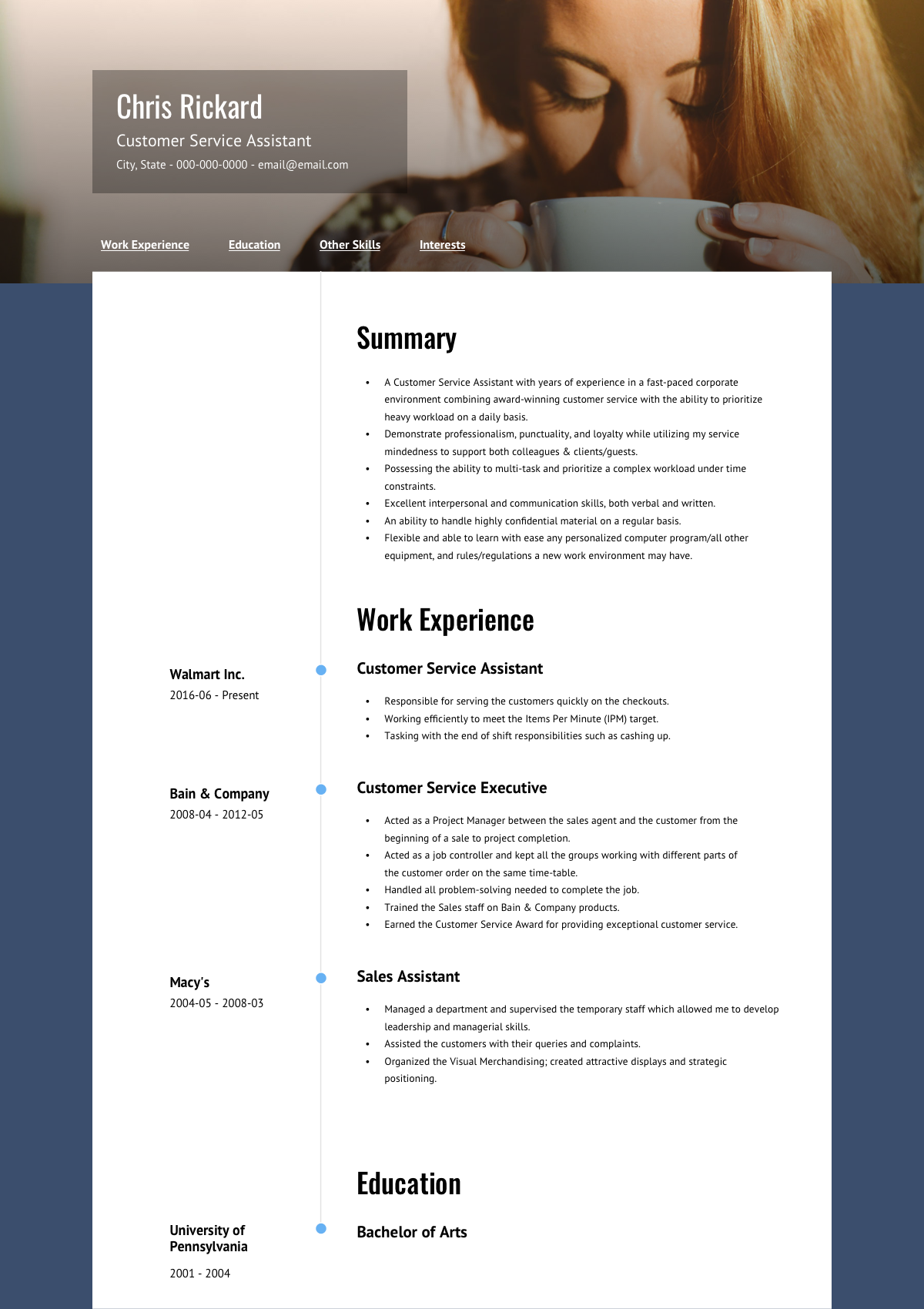 online resume create