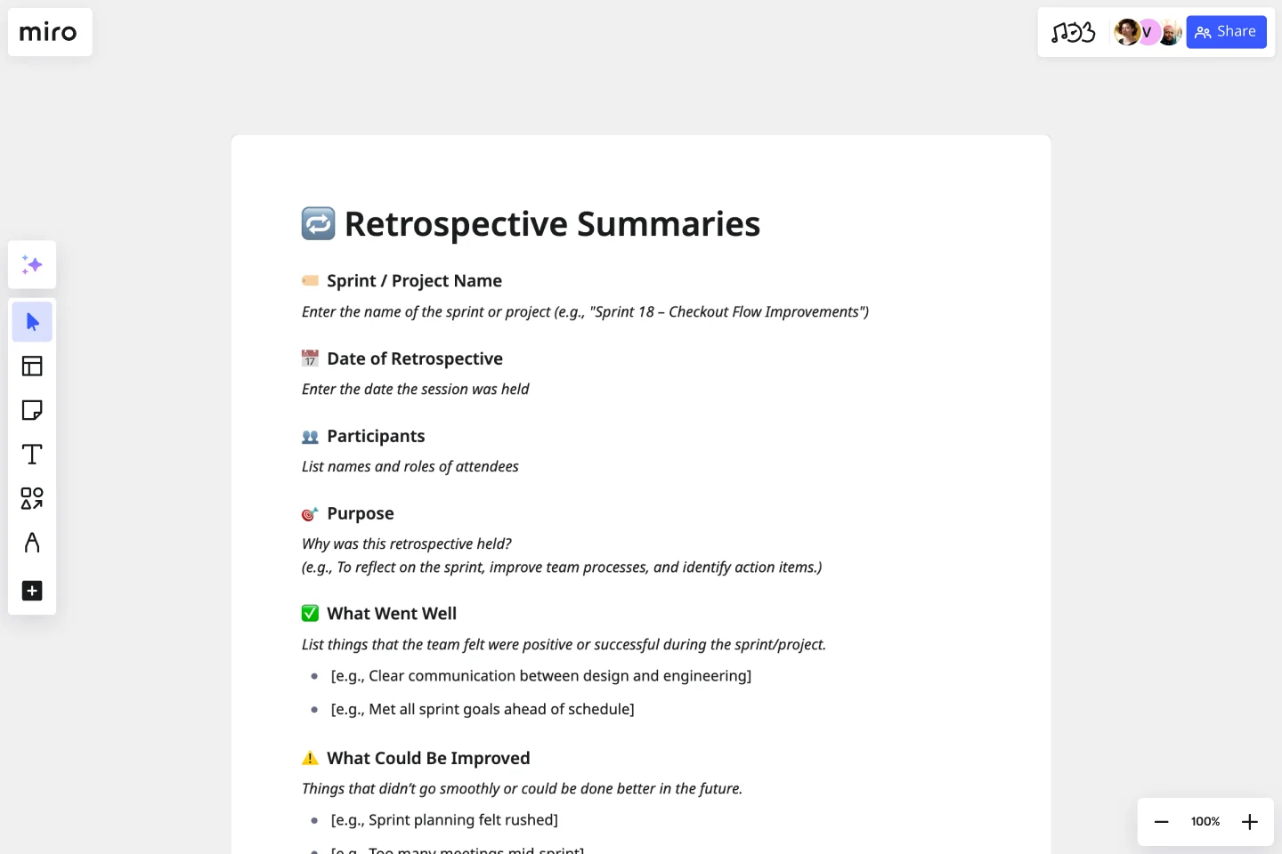 RetrospectiveSummaries-web-ui