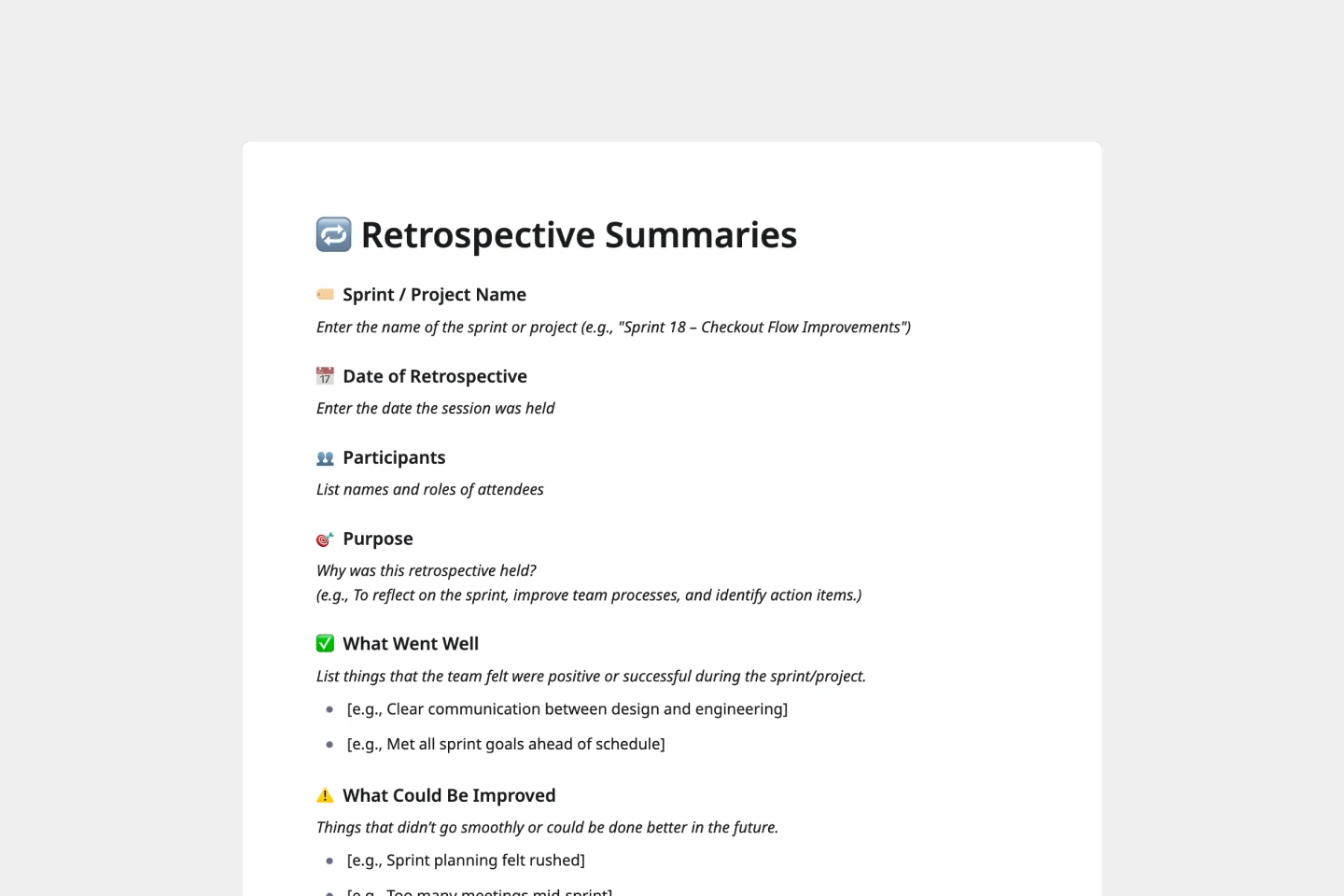 RetrospectiveSummaries-web