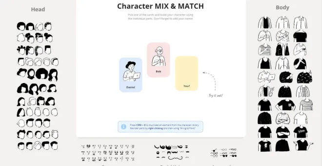 Template cover of Character Mix & Match Icebreaker