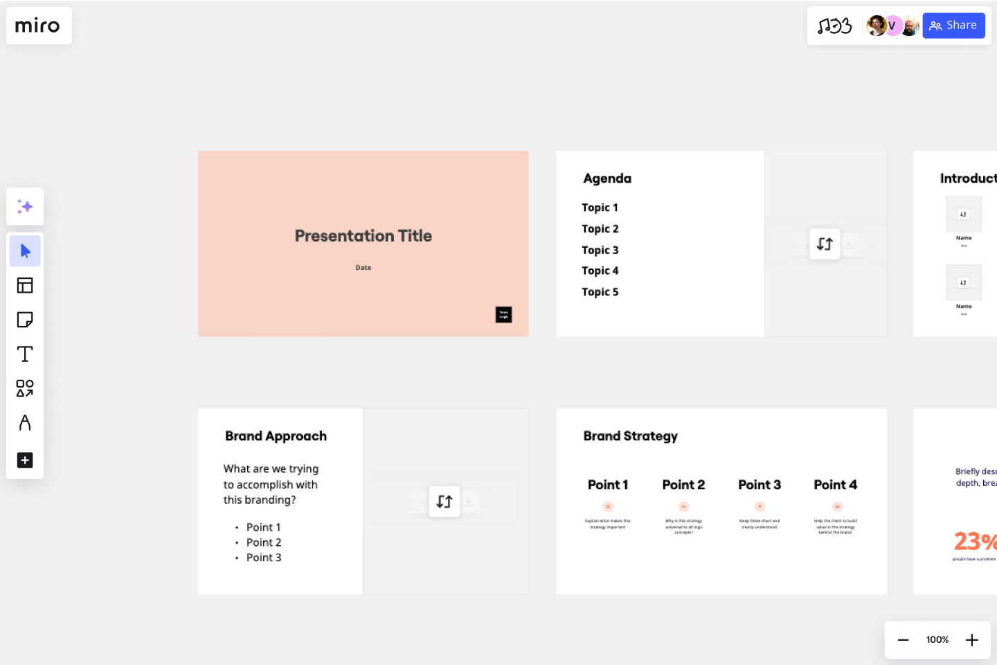 Plantilla GRATUITA de Presentación de Logo | Miro 2025, image size:1440x961
