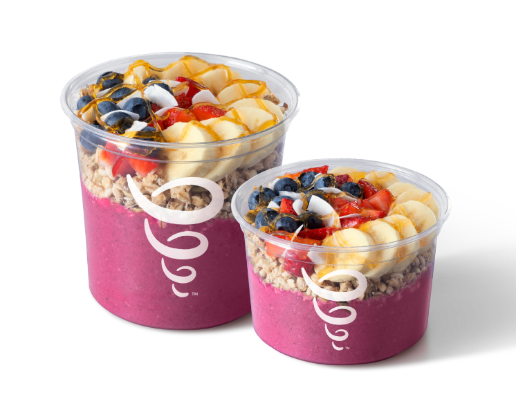 Dragon Fruit Delight Bowl | Dragon Fruit Base with Fruit | Jamba
