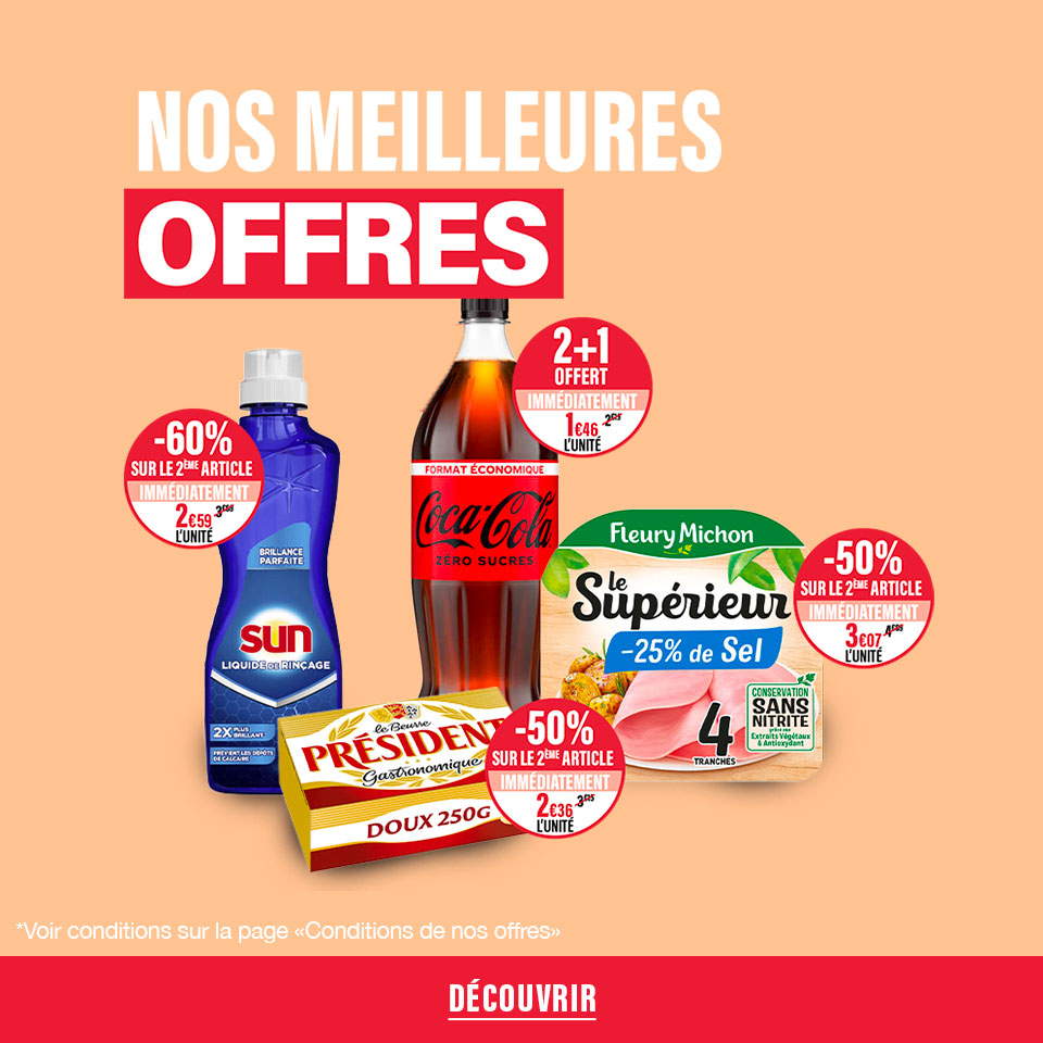 Nos meilleurs offres