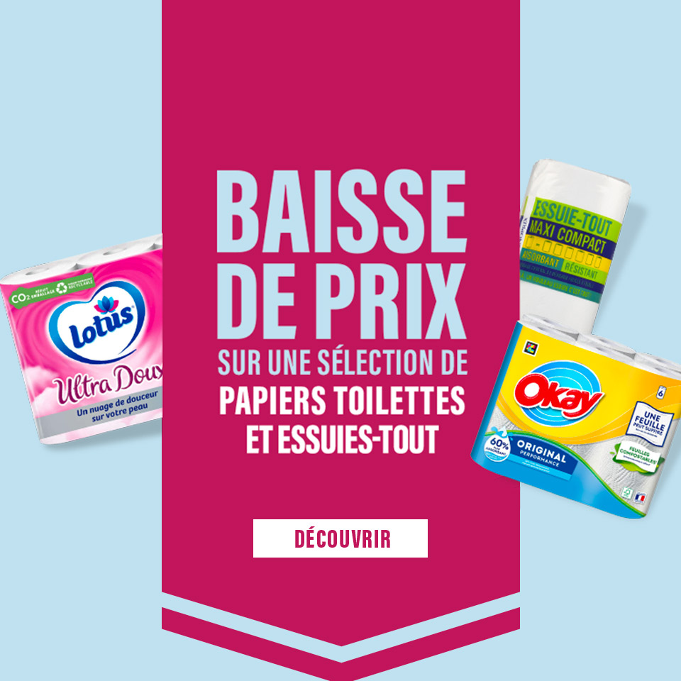 Prix en baisse sur plus de 500 produits du quotidien
