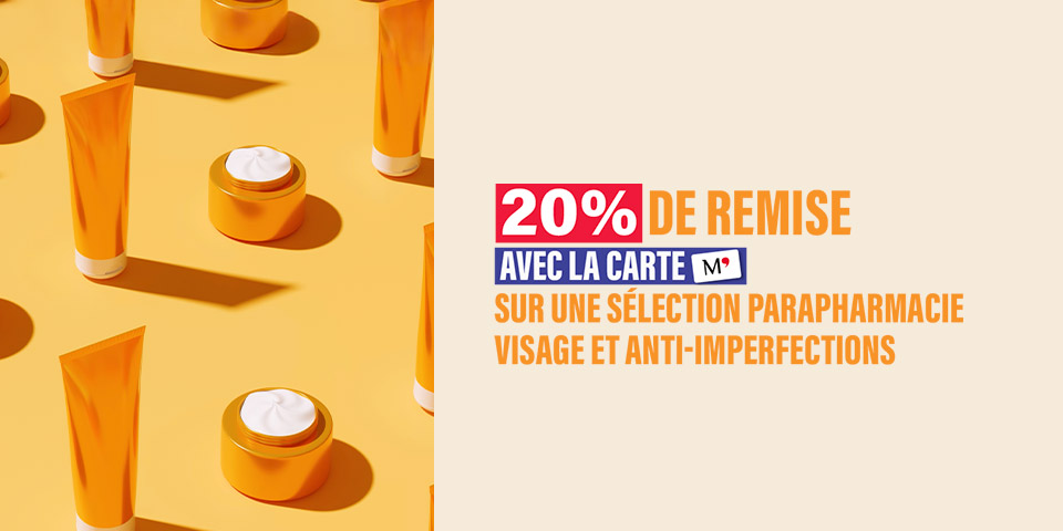 20% de remise avec la carte M'