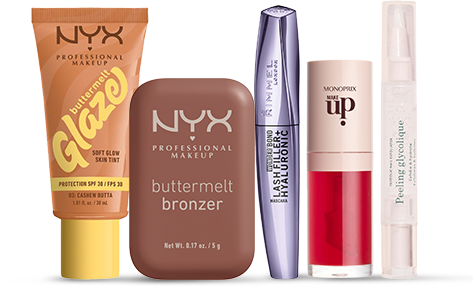 Produits make-up booster