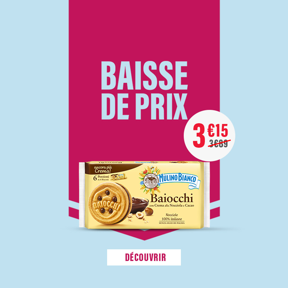 Prix en baisse sur plus de 1000 produits du quotidien