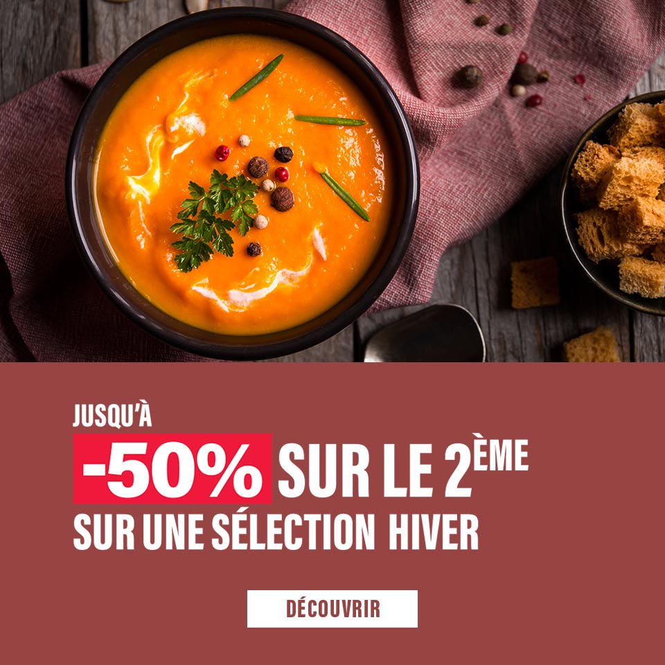 Promo pour affronter l'hiver, jusqu'à -50% sur le 2ème​