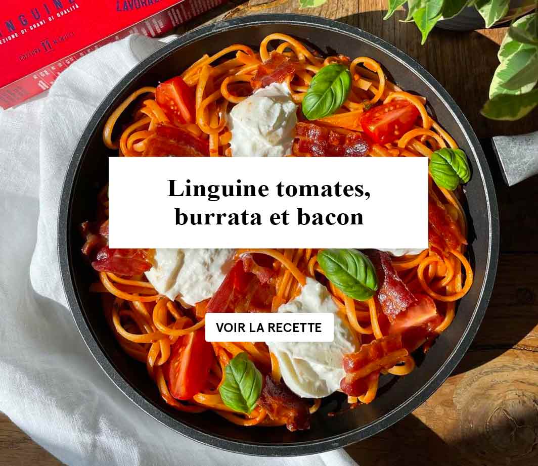 Recette linguine burrata