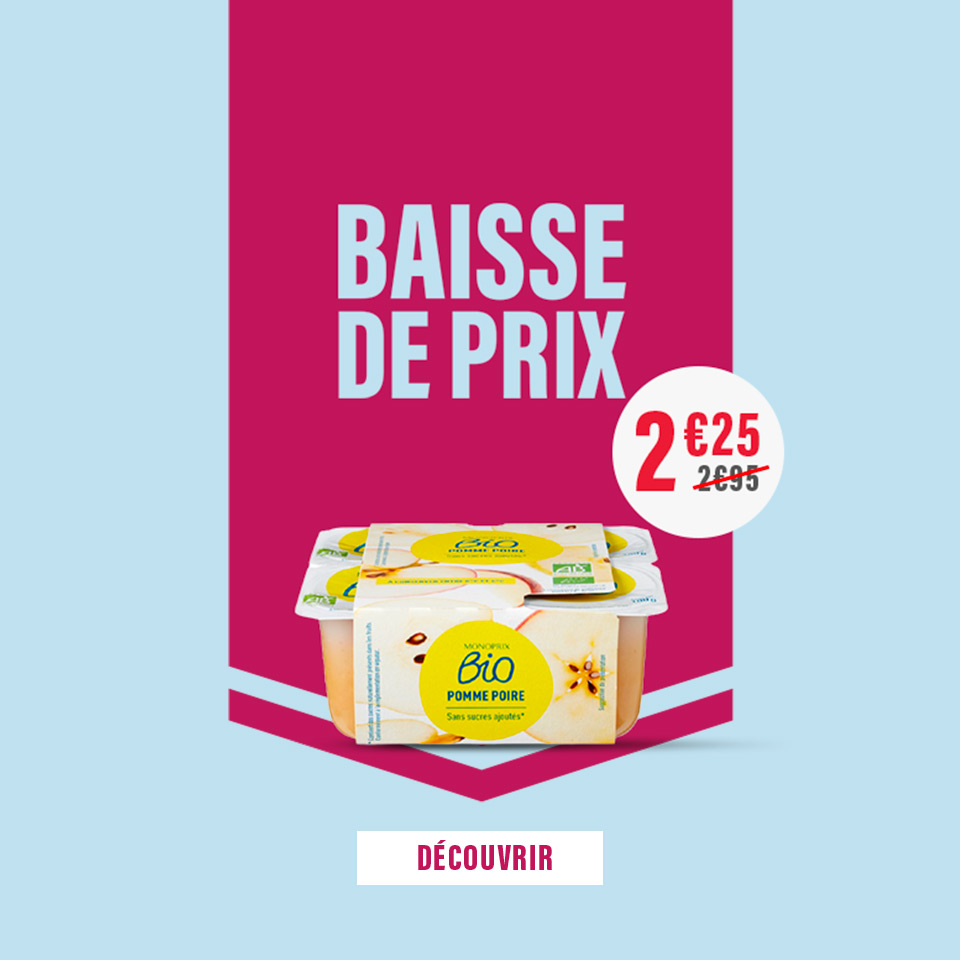Prix en baisse sur plus de 500 produits du quotidien