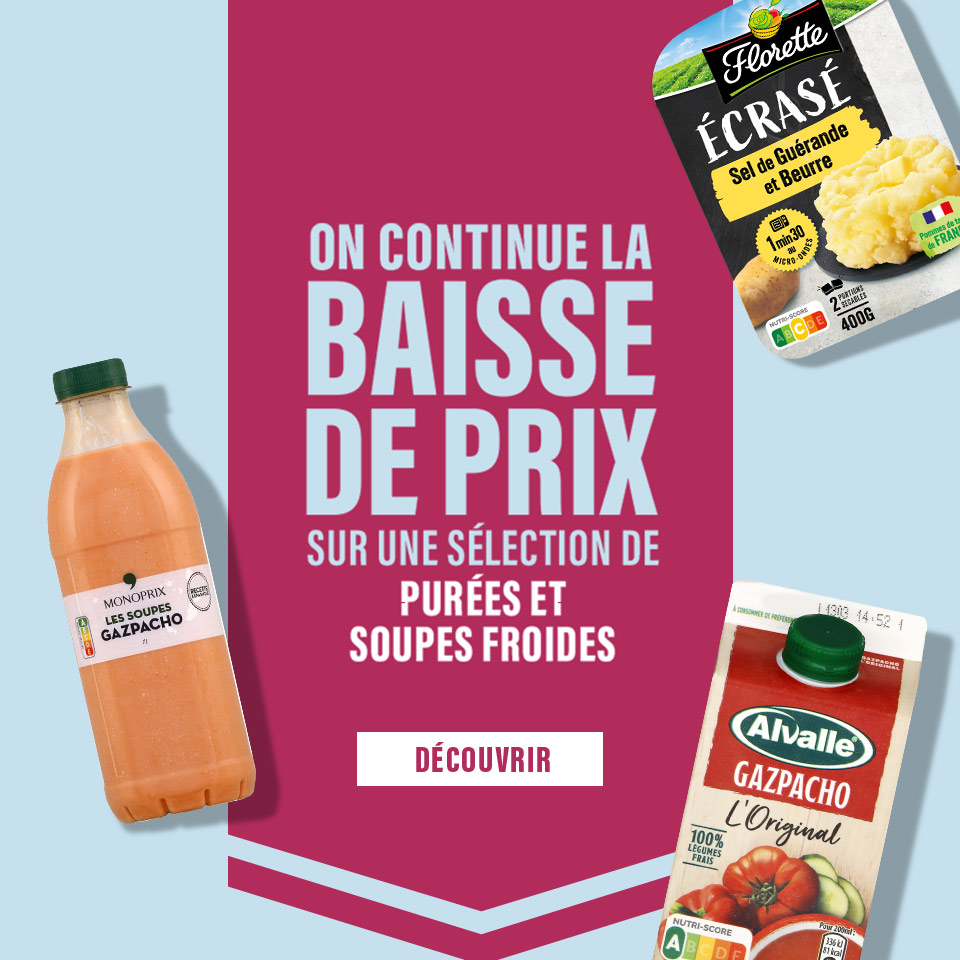 Prix en baisse sur plus de 500 produits du quotidien