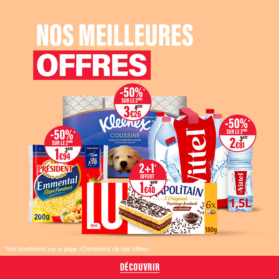 Nos meilleurs offres