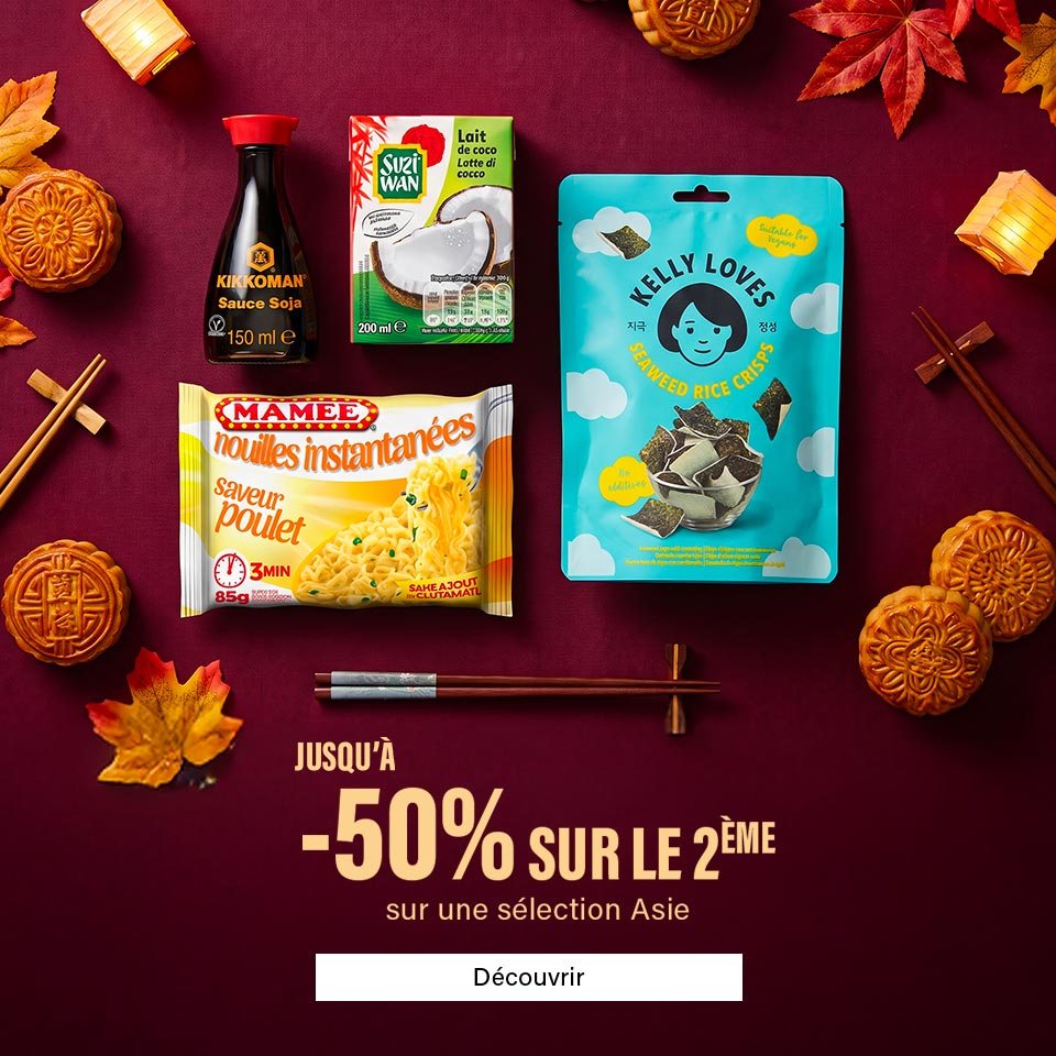 Fete da lune , jusqu'à -50% sur une sélection Asiatique