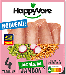 Jambon végétal happyvore