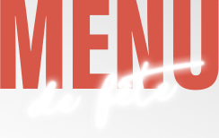 Menu de fête