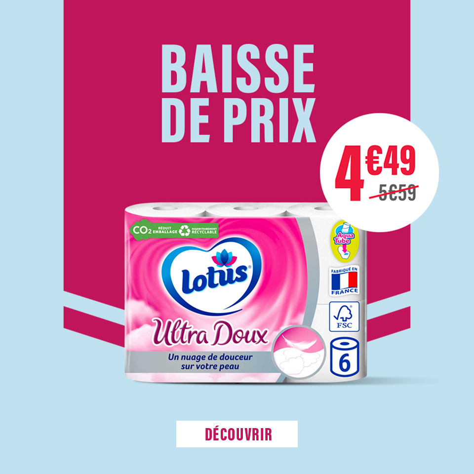 Prix en baisse sur plus de 500 produits du quotidien
