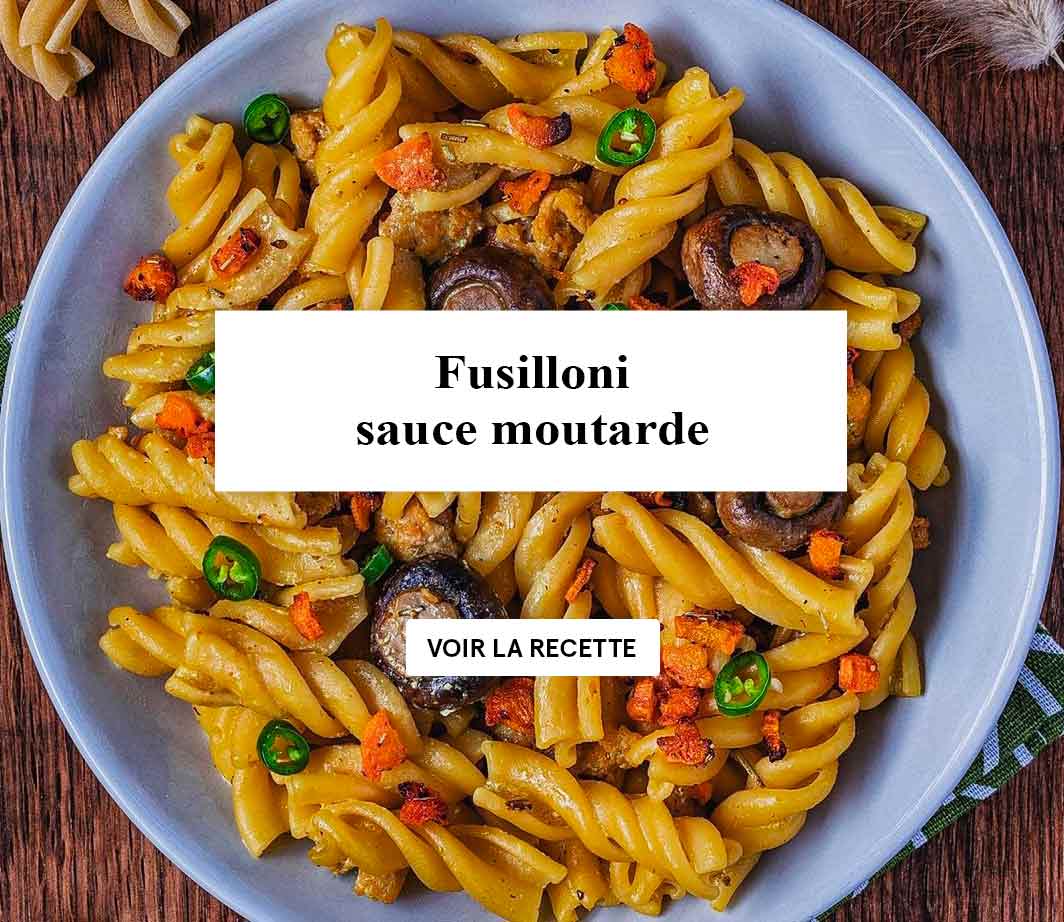 Fusilloni sauce moutarde