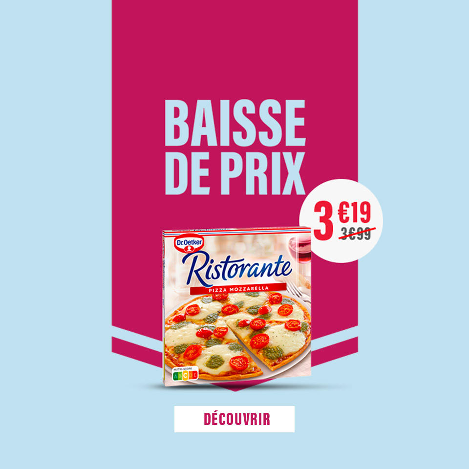 Prix en baisse sur plus de 1000 produits du quotidien