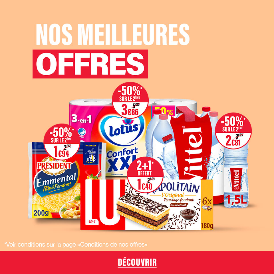 Nos meilleurs offres
