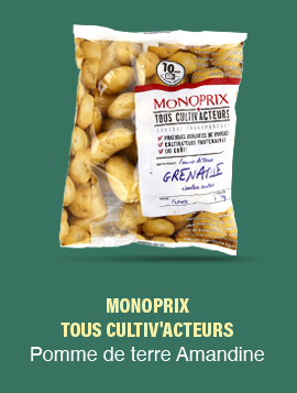 Monoprix Tous Cultiv'Acteurs - Pomme de terre Amandine