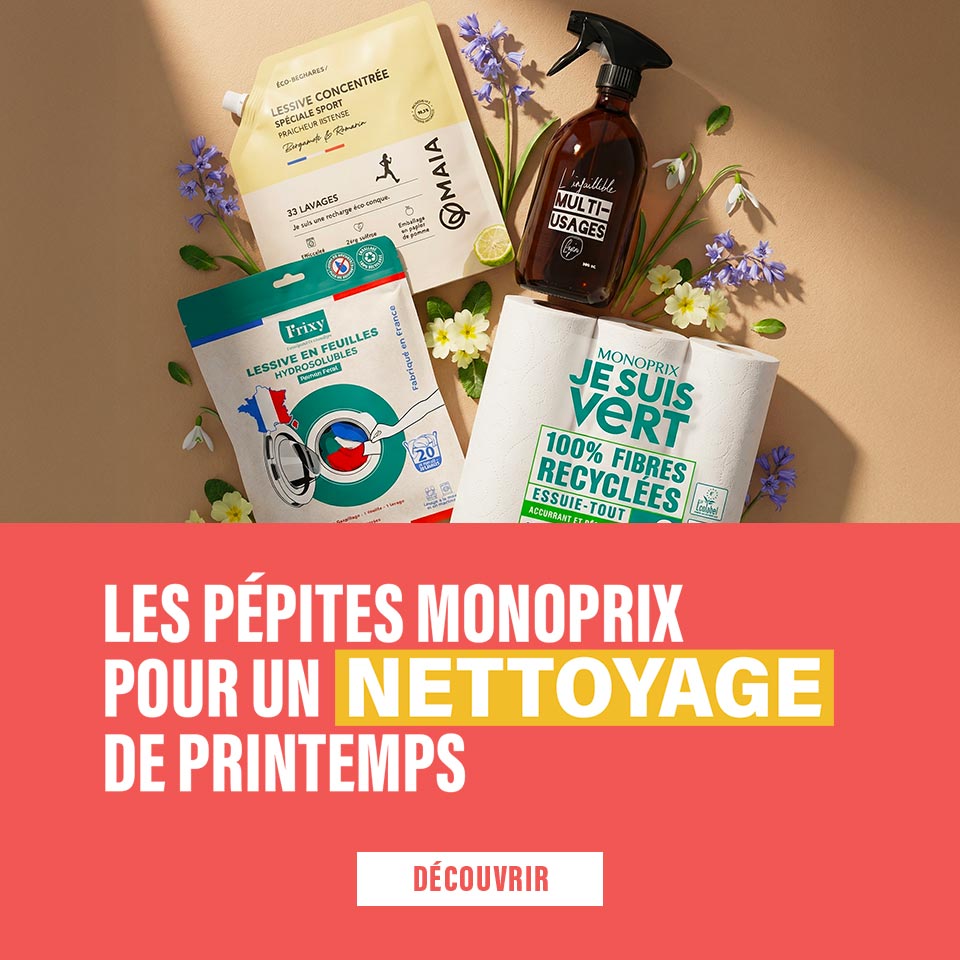 PRODUIT PEPITE MONOPRIX POUR L'ENTRETIEN