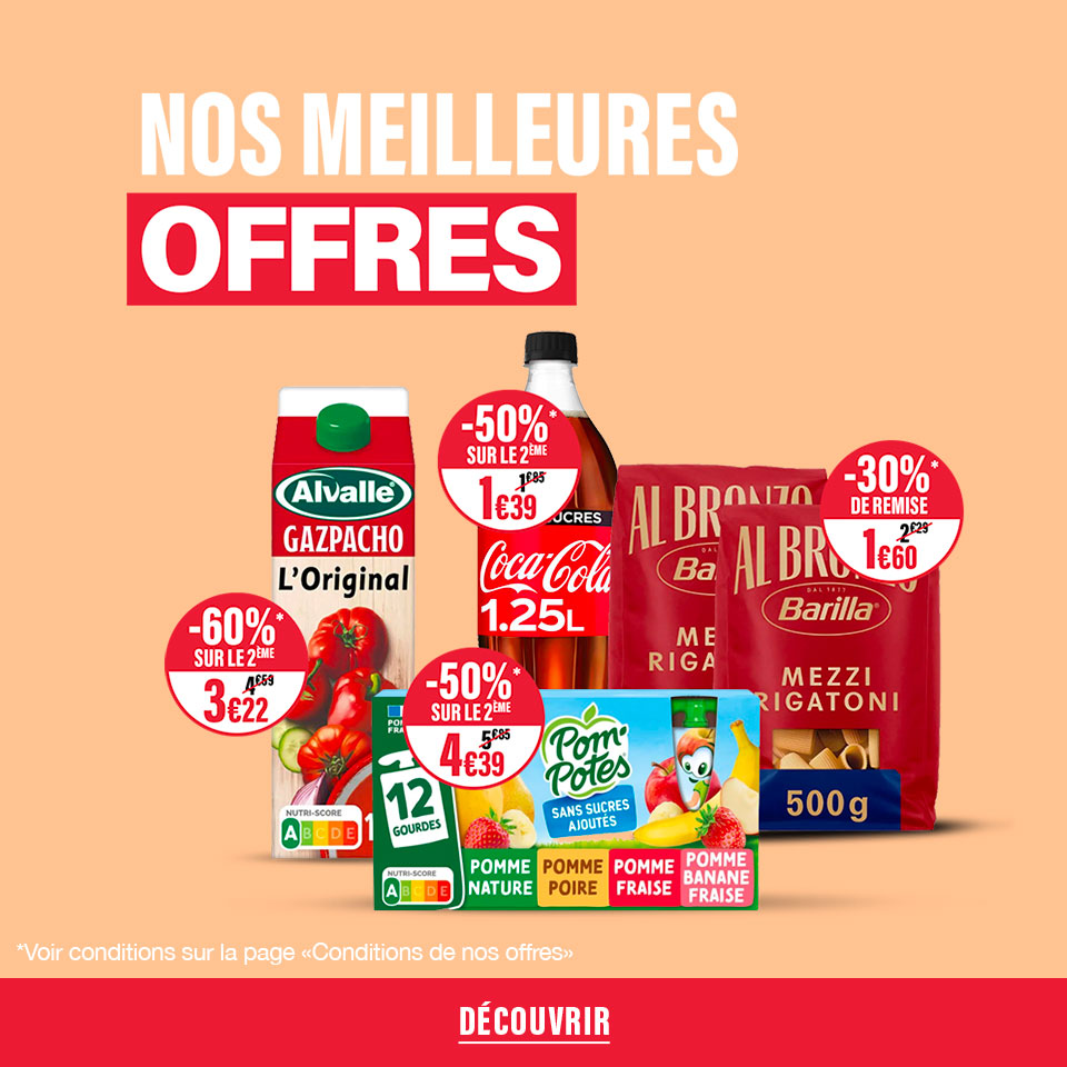 Nos meilleurs offres