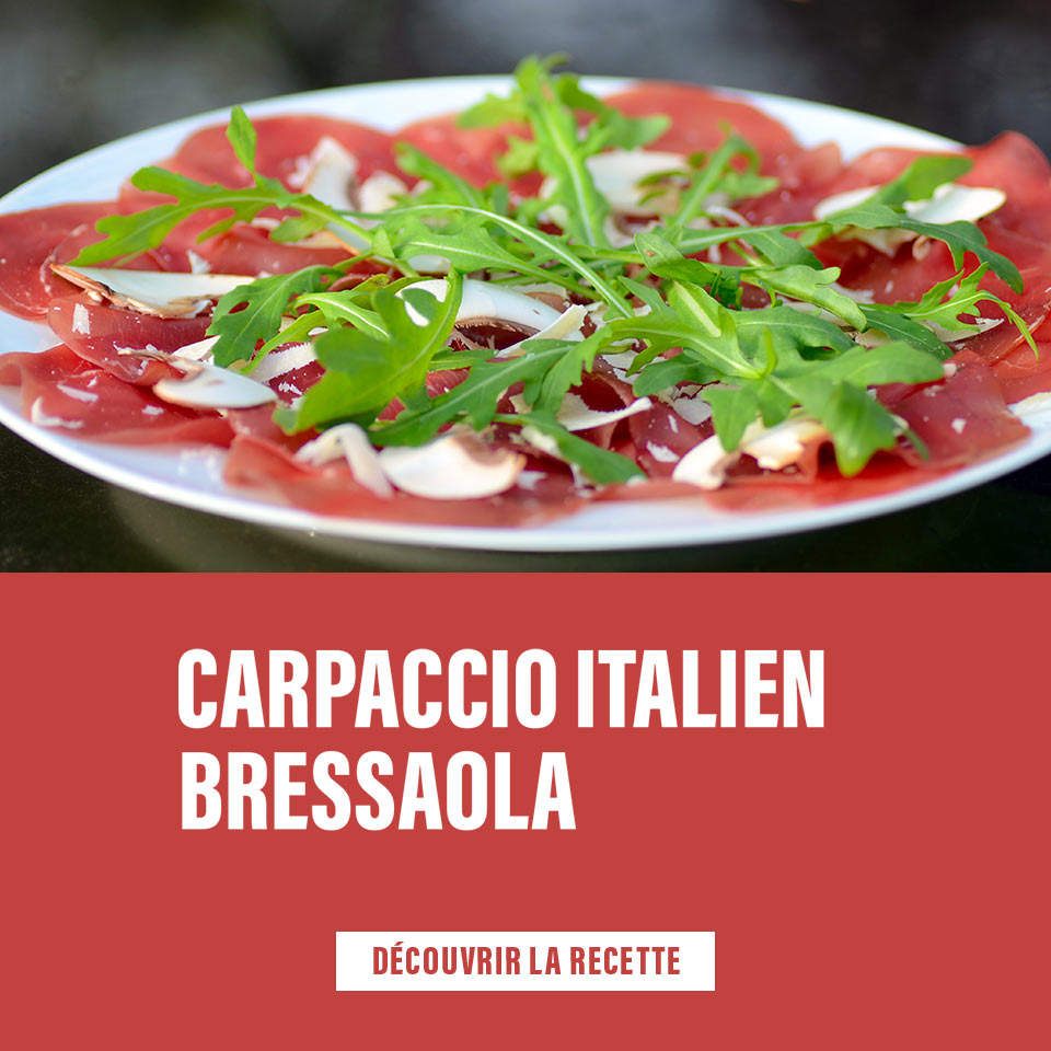 Encart carpaccio Bresaola