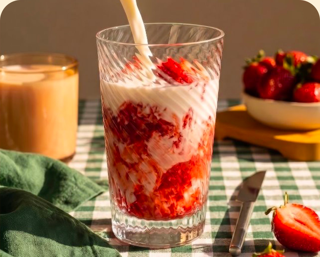 Le lait-fraise