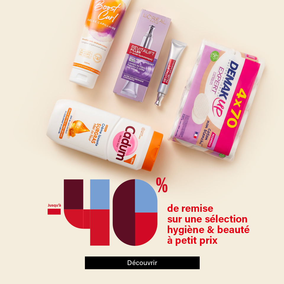 (Beauty Week) L'hygiène& beauté à petit prix  jusqu'à -40% sur une sélection 