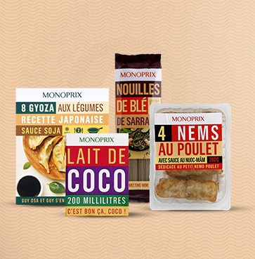 L’asie chez monoprix