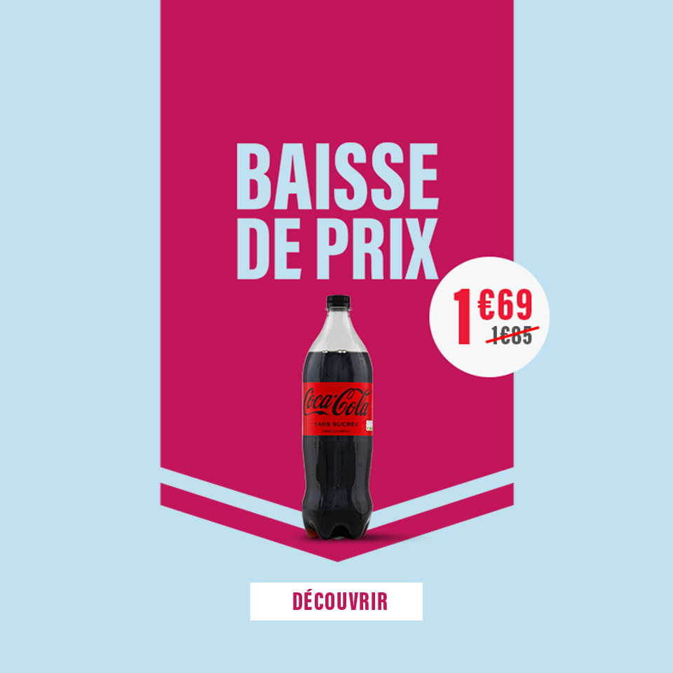 Prix en baisse sur plus de 1000 produits du quotidien