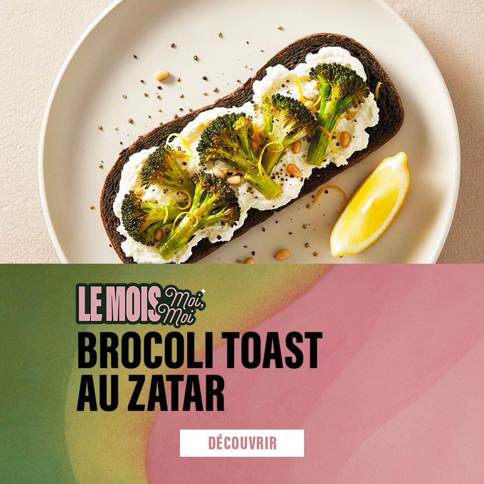 Recette brocoli toast