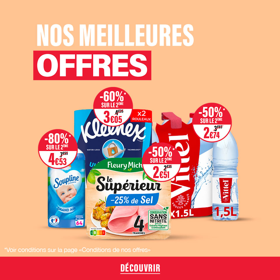 Nos meilleurs offres