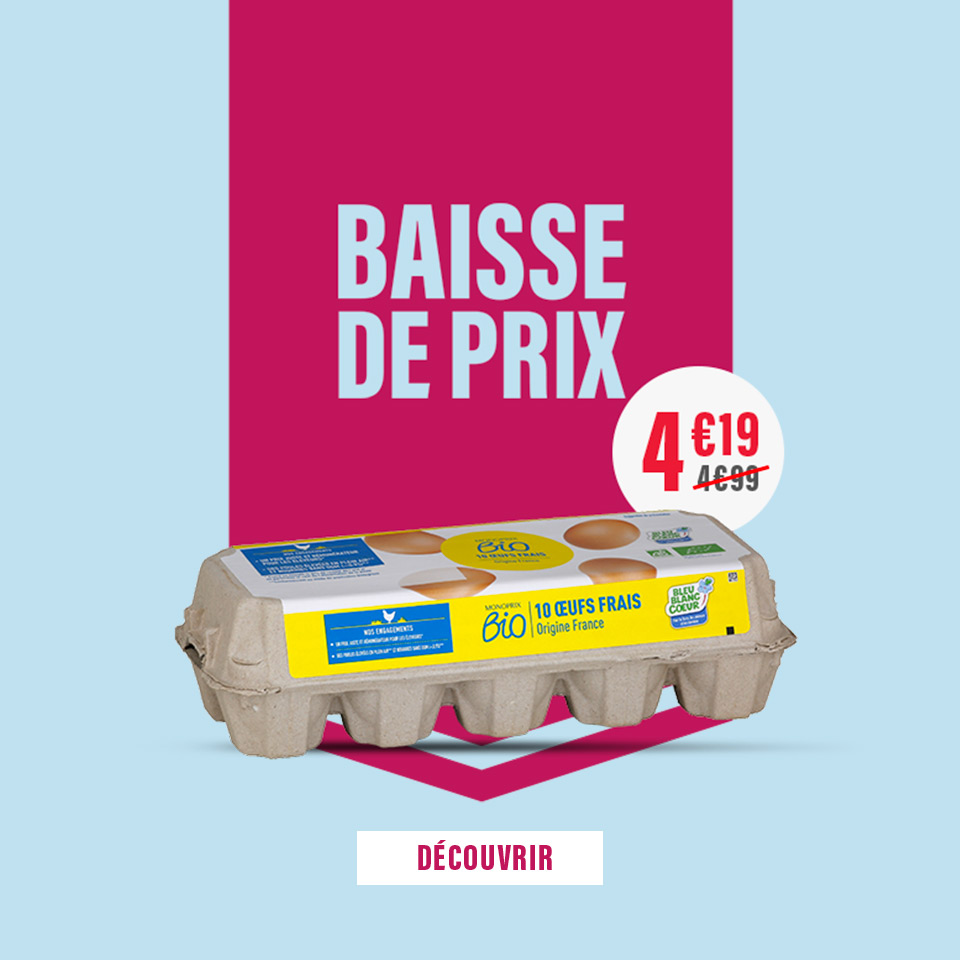 Prix en baisse sur plus de 1000 produits du quotidien