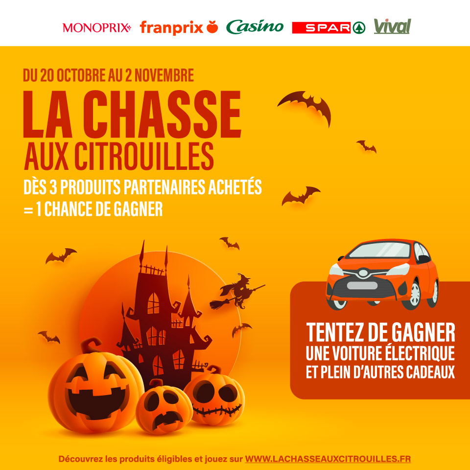Jeu concours la chasse aux citrouilles OP Octobre 