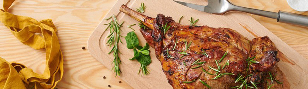 Gigot d'agneau au miel