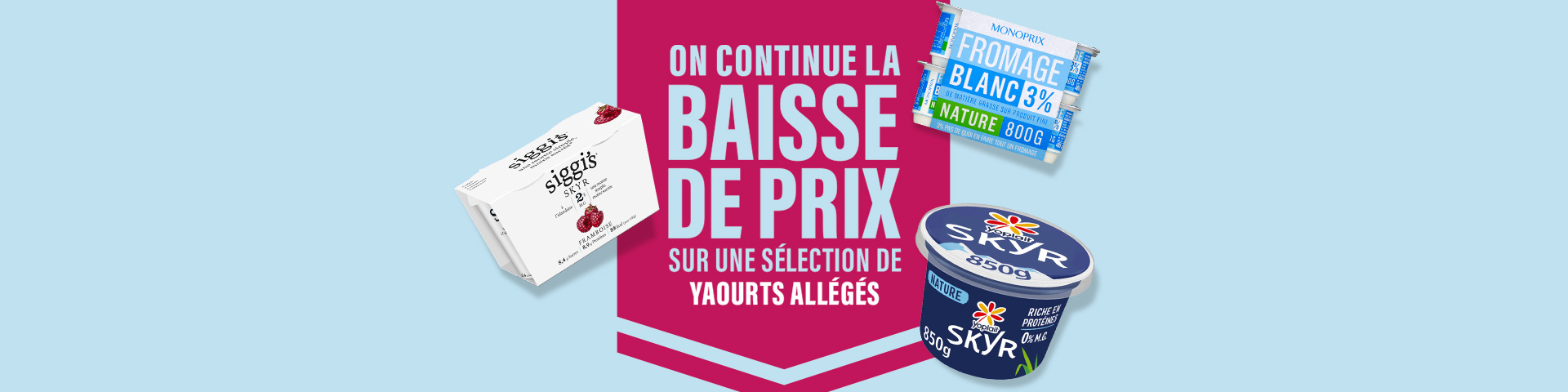 Sélection Yaourts Allégés