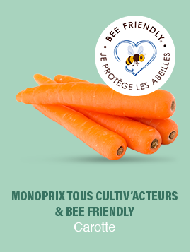 Monoprix Tous Cultiv'Acteurs & Bee Friendly - Carotte