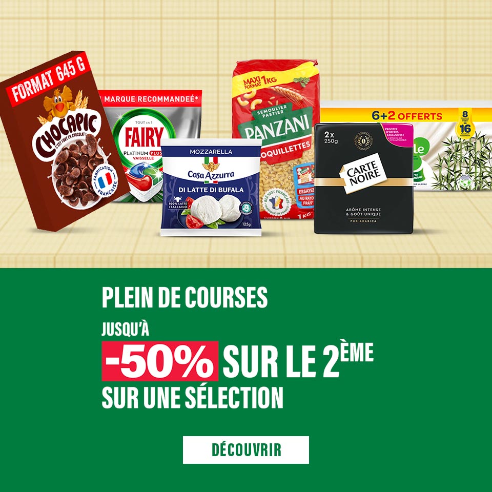 Promo plein de courses