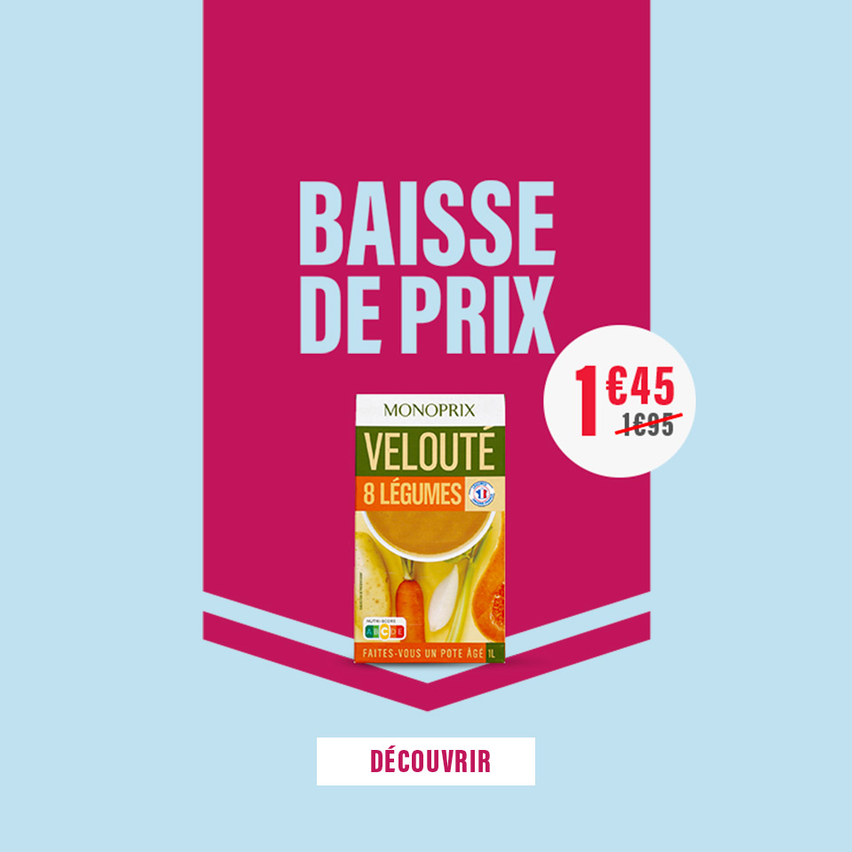 Prix en baisse sur plus de 500 produits du quotidien