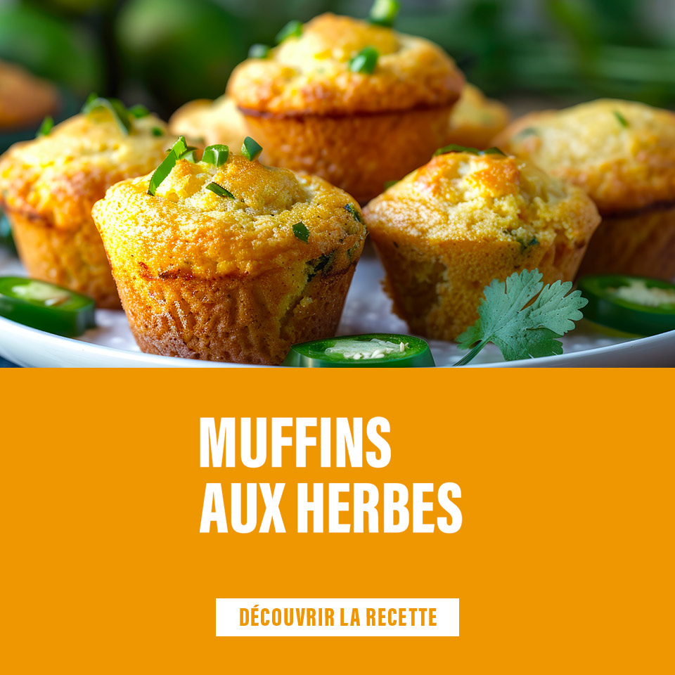 Muffins aux herbes