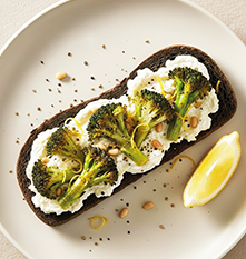 Brocoli toast au zaatar