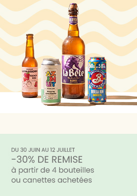 Du 30 juin au 12 juillet - Jusqu'à -30% de remise à partir de 4 bouteilles ou cannettes achetées
