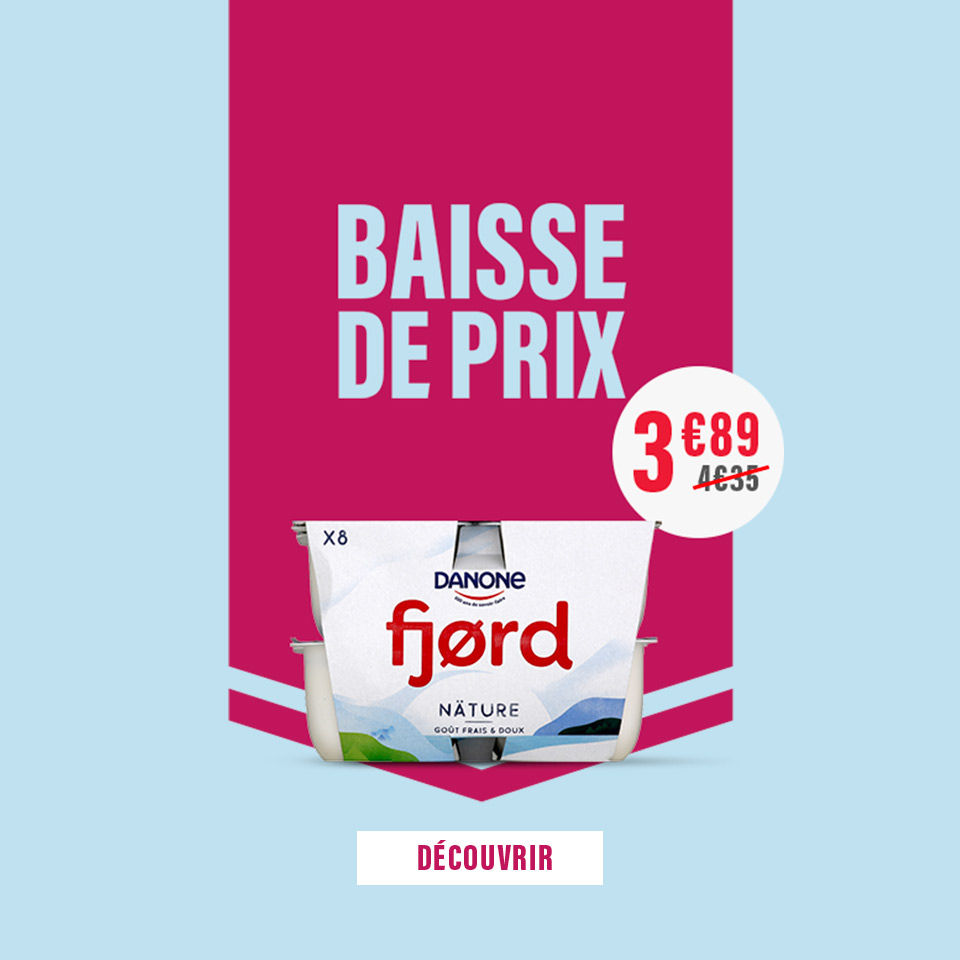 Prix en baisse sur plus de 1000 produits du quotidien